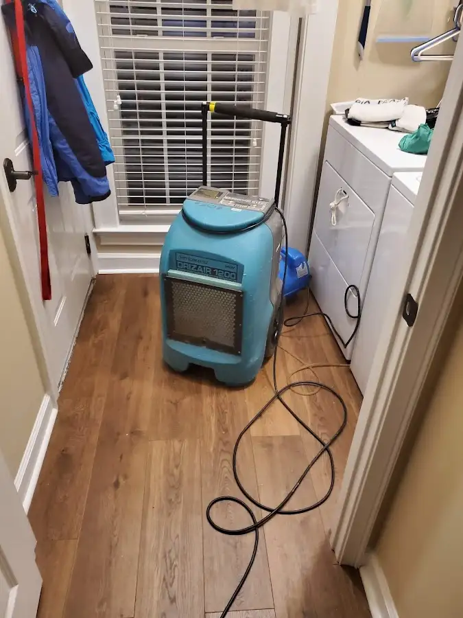 Commercial dehumidifier deployed for Flood Damage Cleanup in Cannon